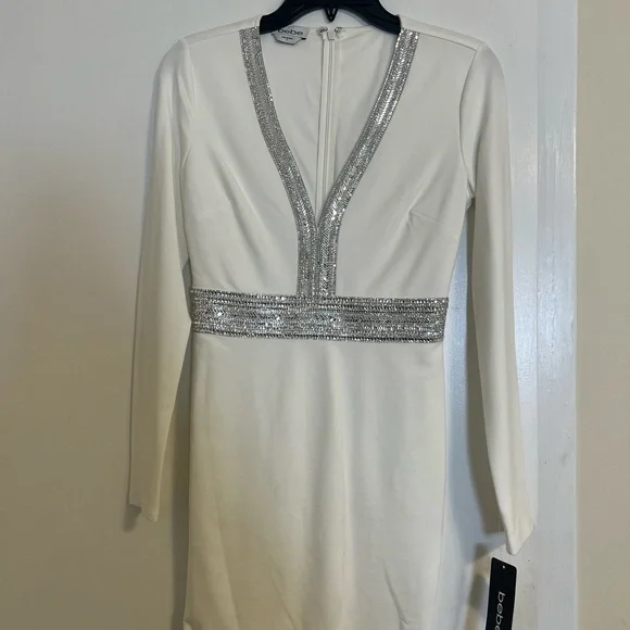 midi cocktail dress long sleeve Monroe Travel Jersey Dress